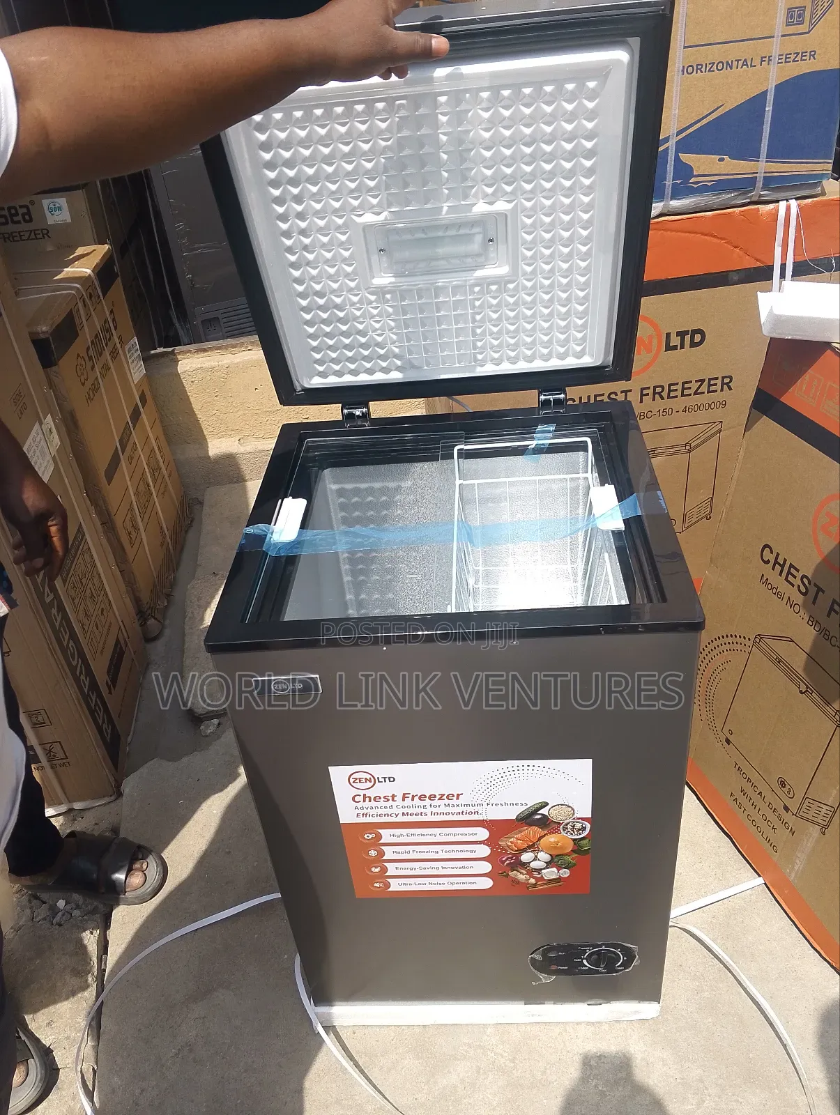 Zen Chest Freezer Model No Bd/Bc 91 Liters