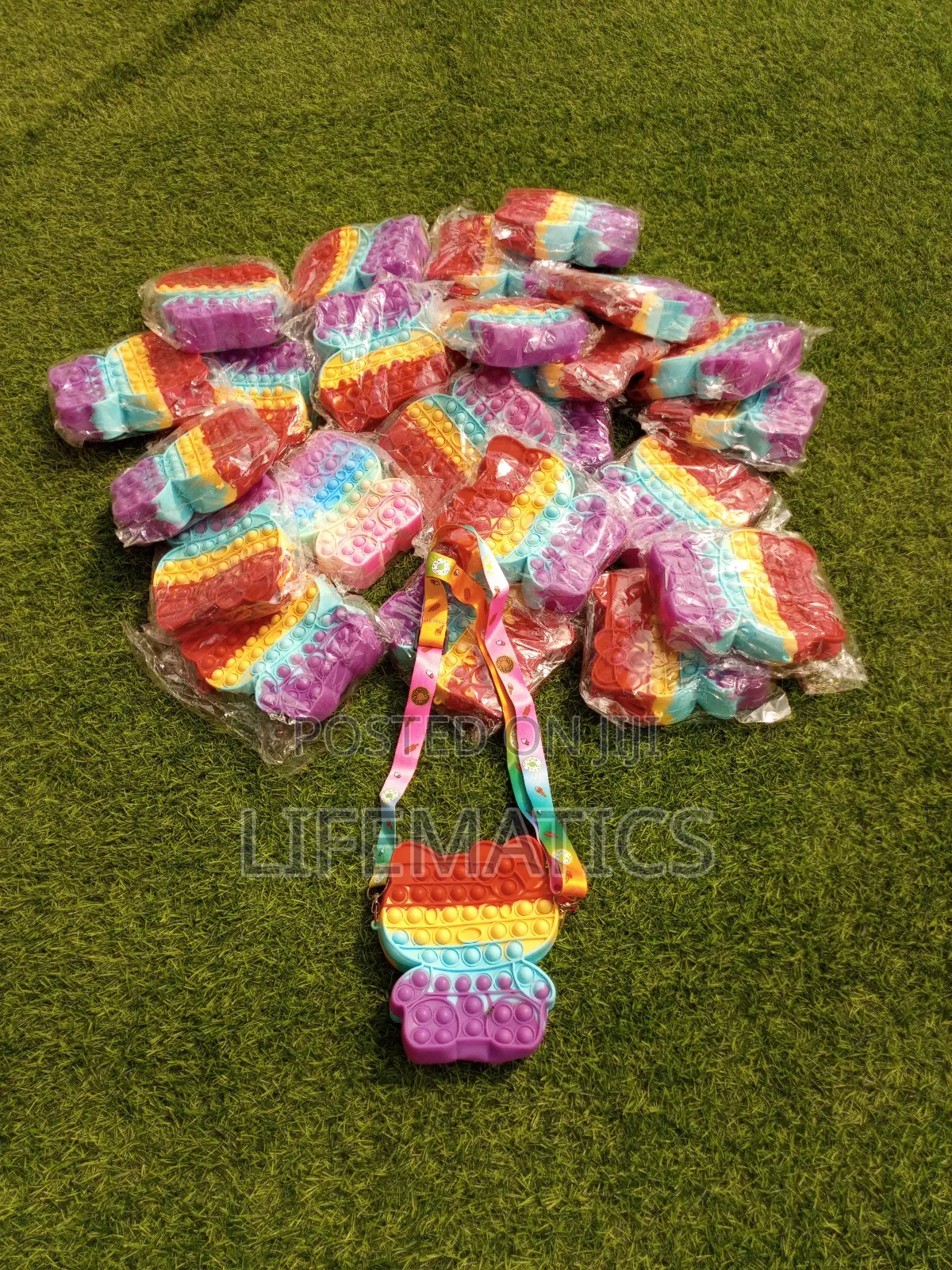 Children Pop It Sensory Bag