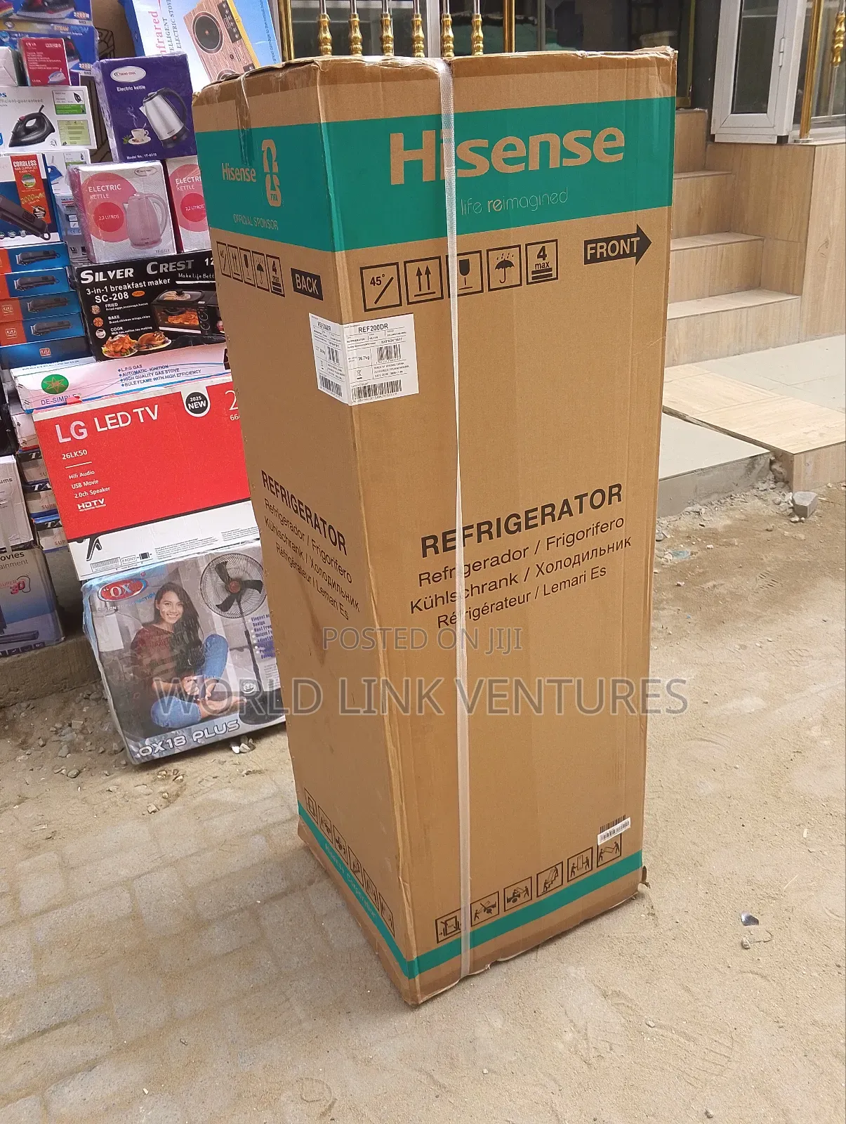 Hisense Refrigerator 2 Doors Ref 200dr