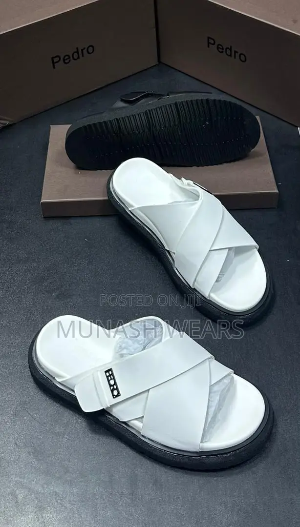 Pedro Leather Slipers 40-46