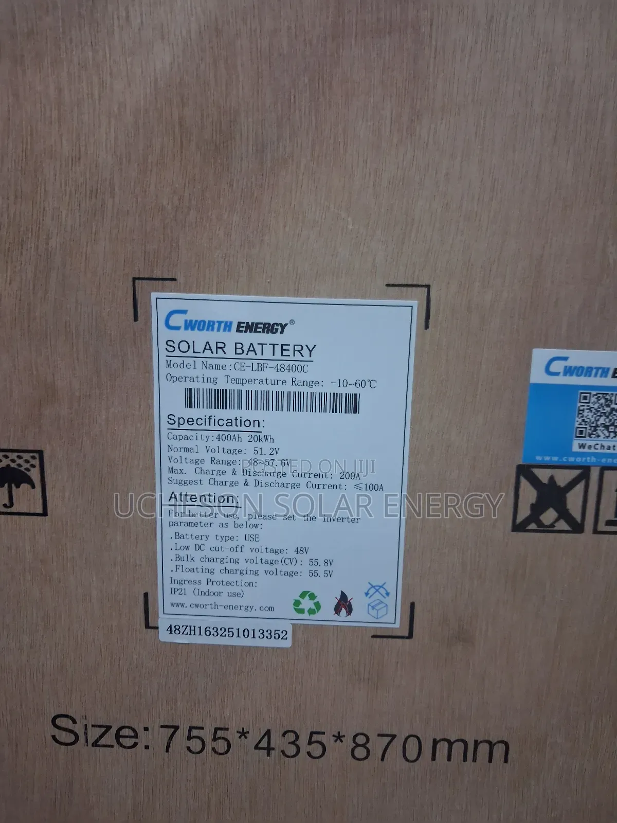Cworth Lithium Battery