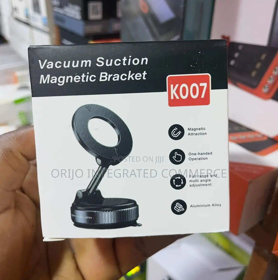Vacuum Suction Magnetic Bracket