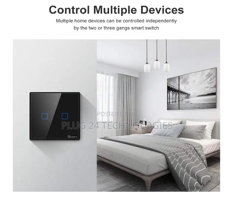 Sonoff Wi-Fi Smart Switch T3eu-2c