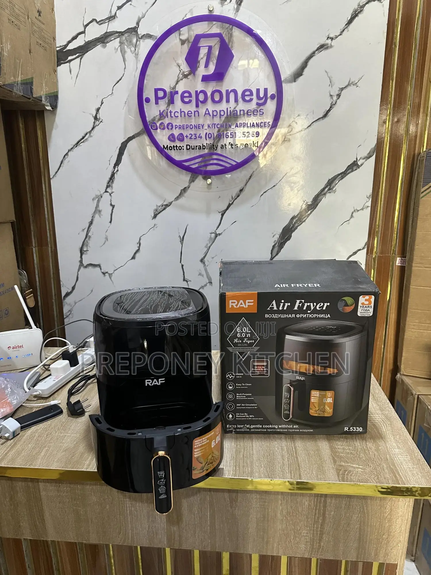 Raf Air Fryer 6l