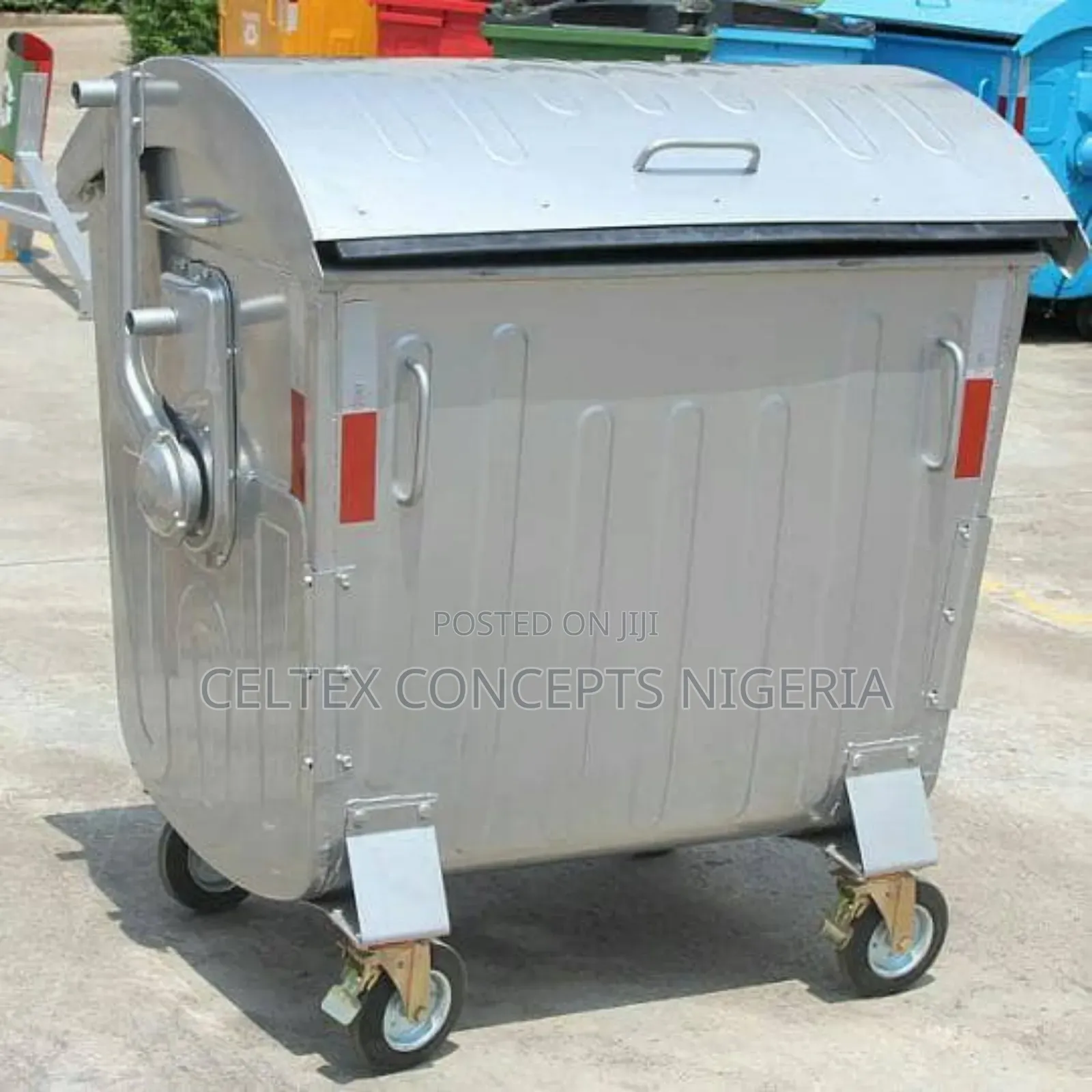 1100 Litres Metal Foreign Waste Bin