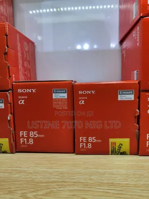 Fe 85mm F1.8 Sony Lens (New)