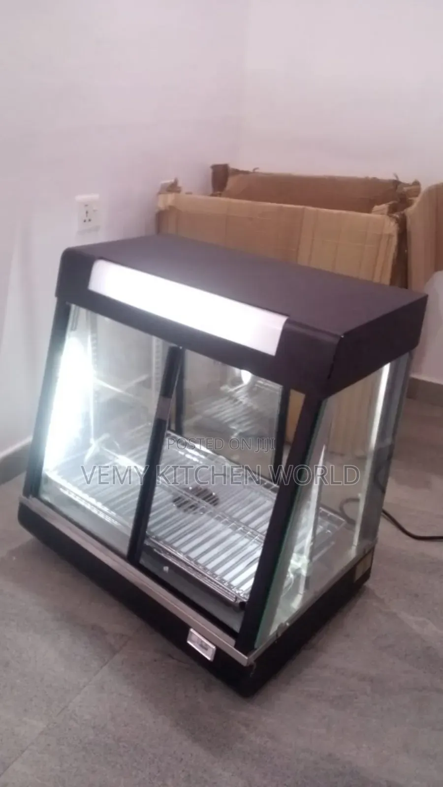 Black Snacks Warmer 2ft