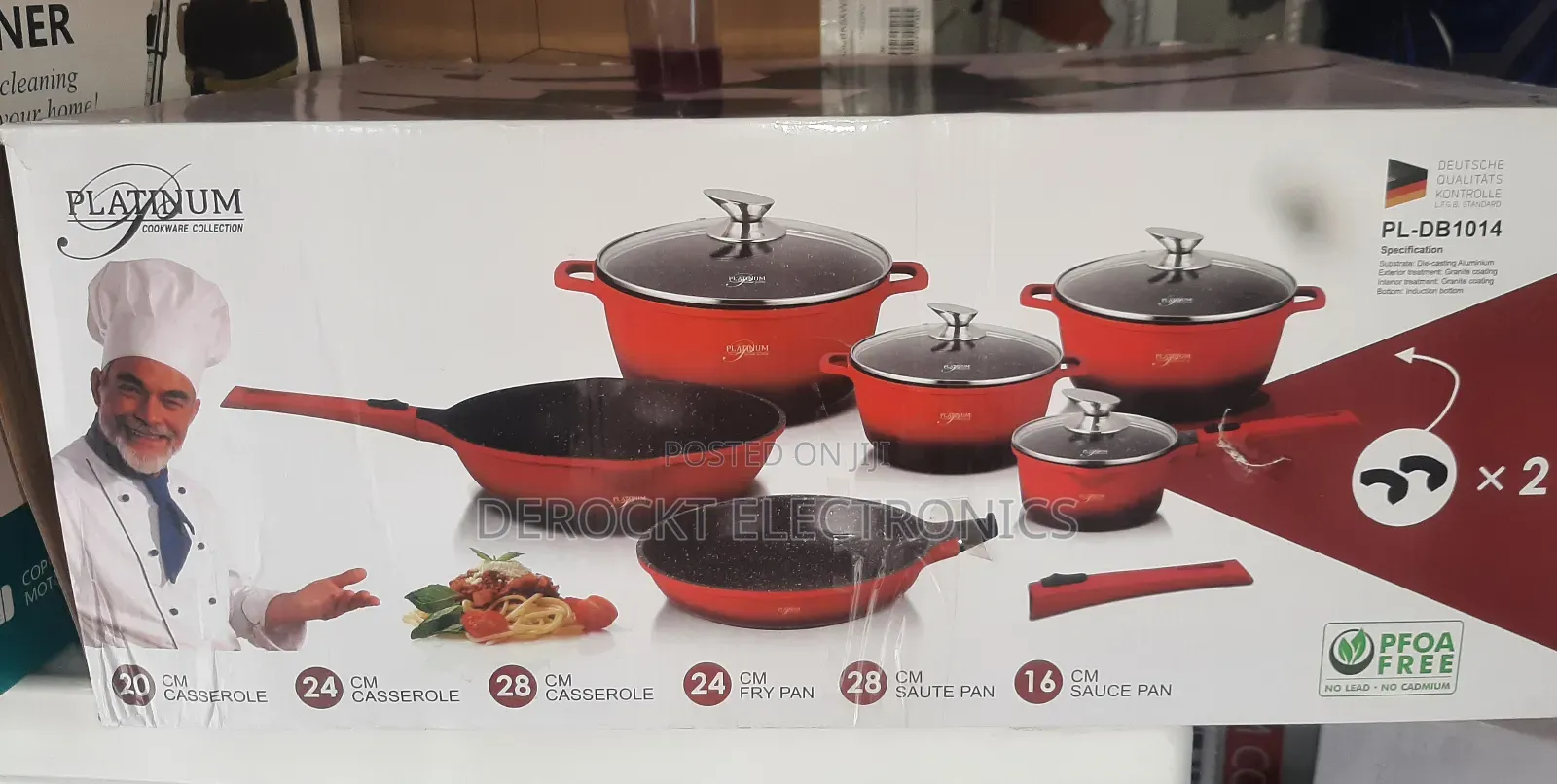 Platinum 10in1 Quality Cookware Set