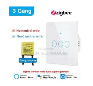 Three Gang Tuya Zigbee Smart Switch Ds103z