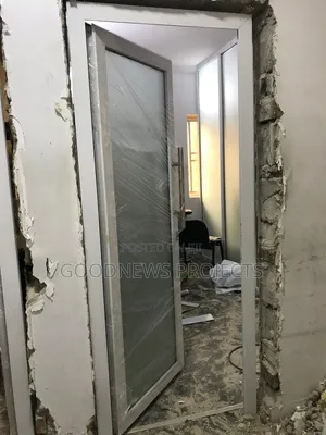 Laminated Frosted Hinged Door