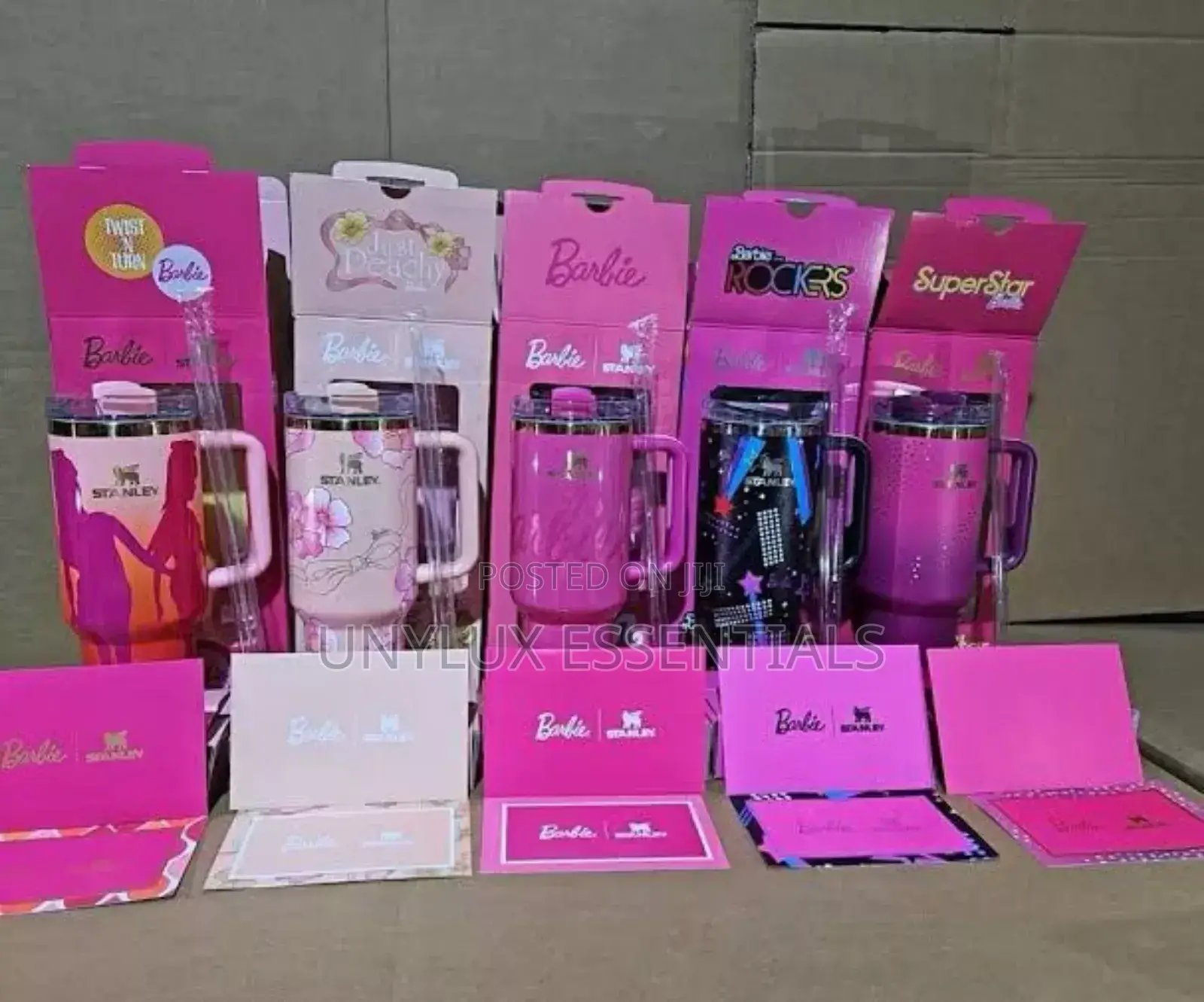 Barbie Stanley Cup Stickers With See Through Pack