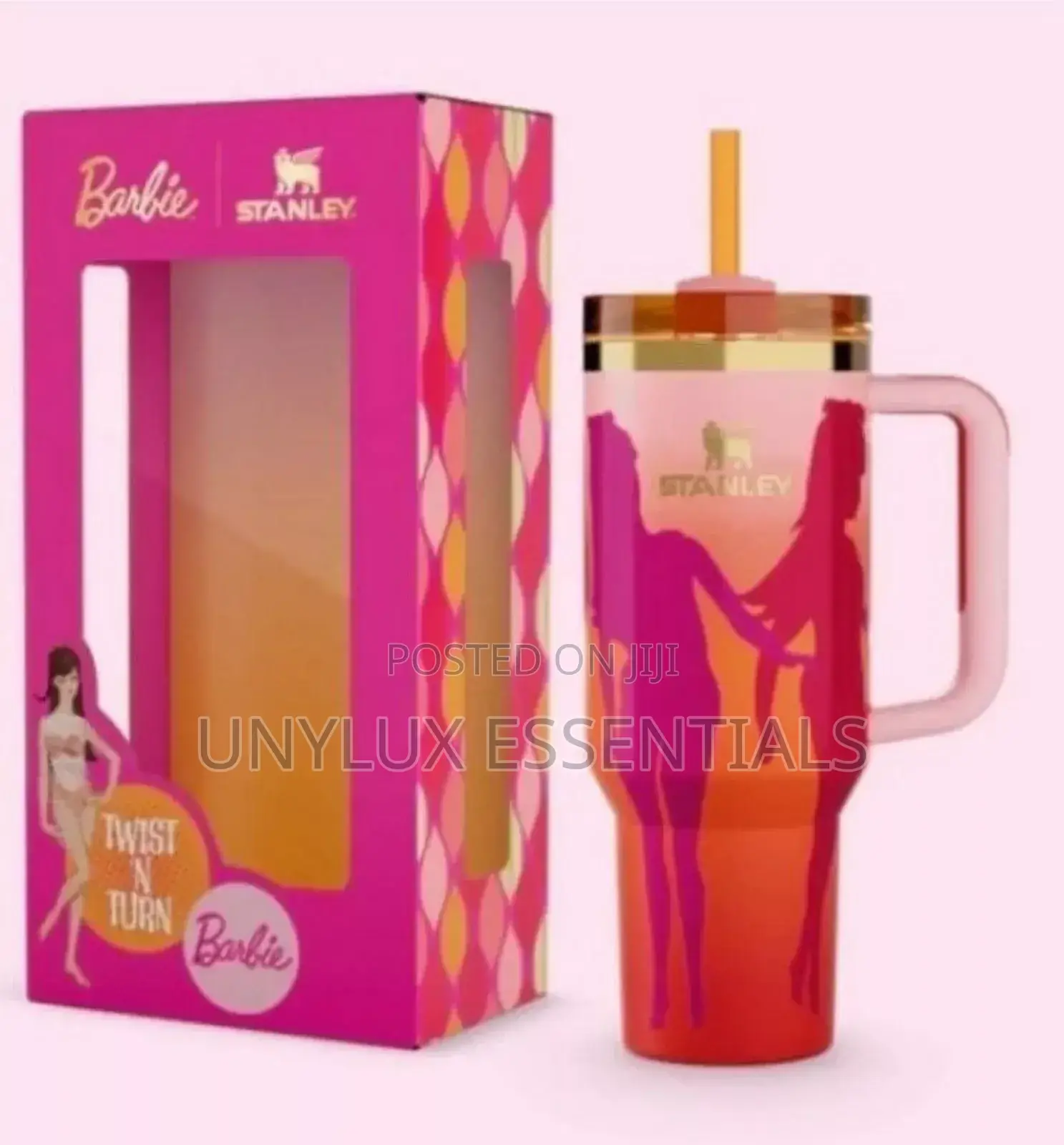 Barbie Stanley Cup Stickers With See Through Pack