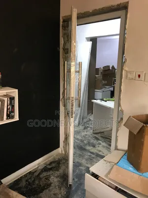 Frosted Laminated Hinged Door