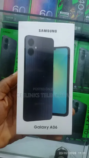 New Samsung Galaxy A06 128 GB Black