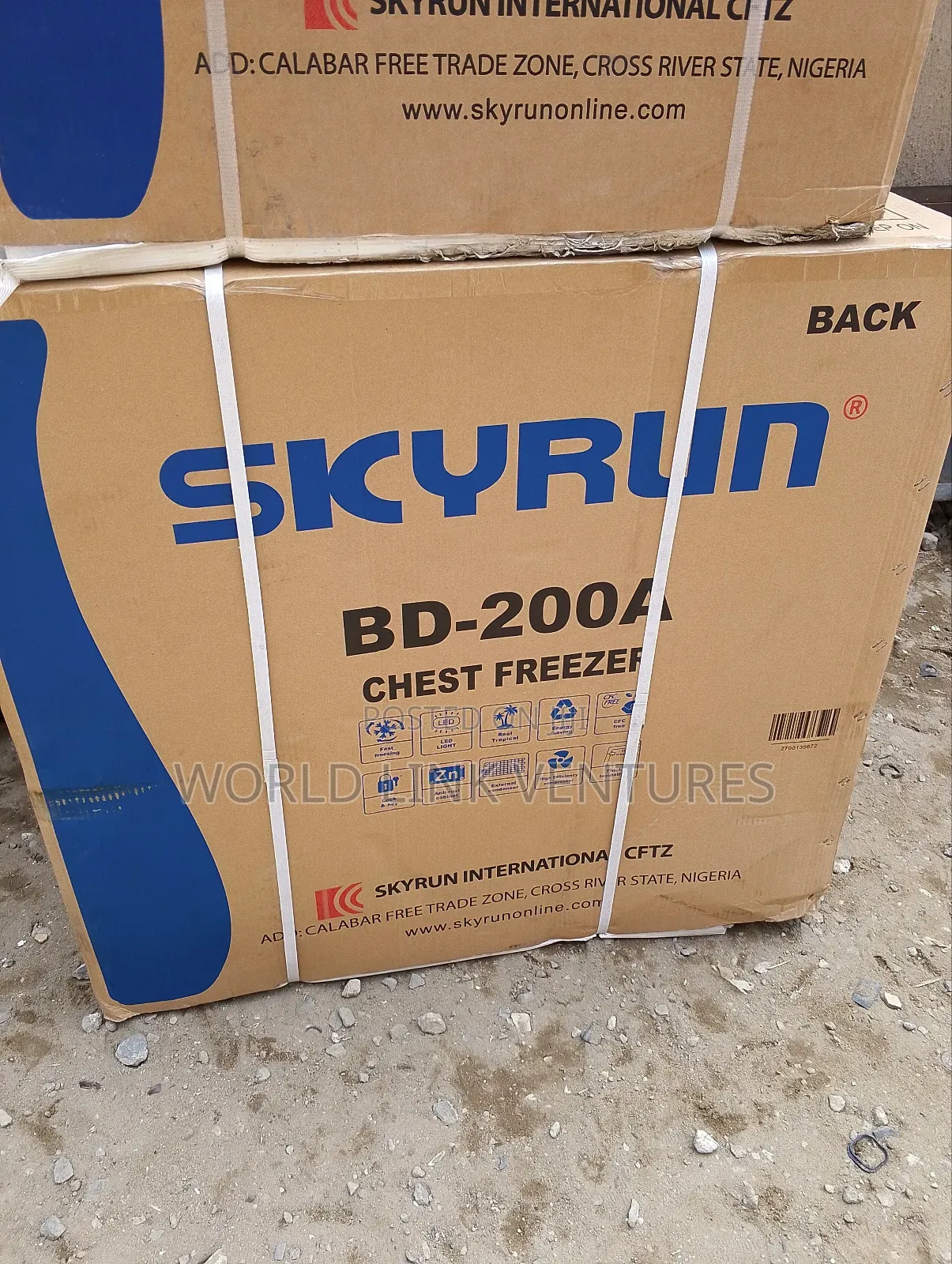 Skyrun Chest Freezer Model Bd-200a