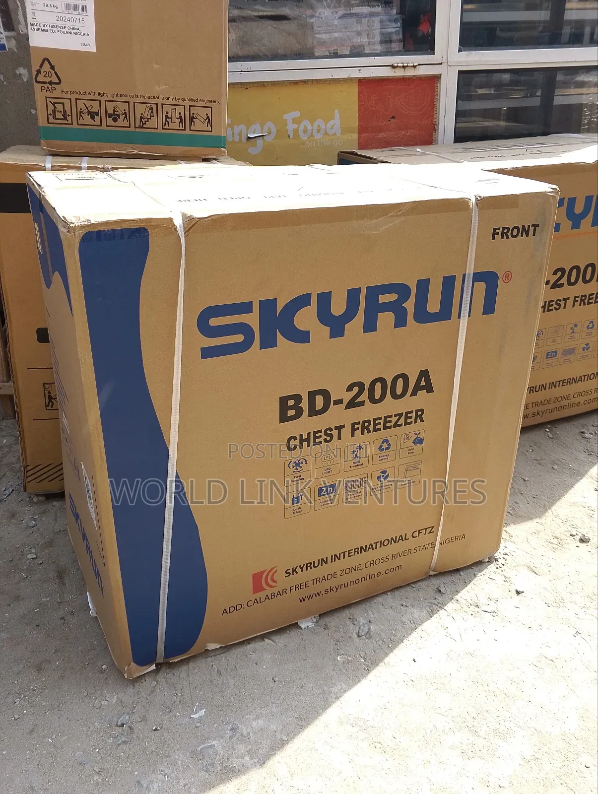 Skyrun Chest Freezer Model Bd-200a