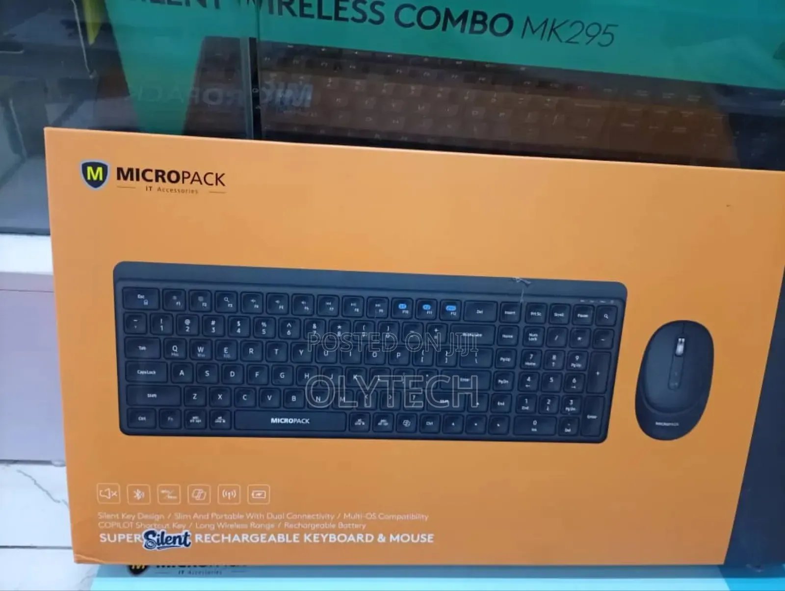 Micropack Km-268w Super Silent Rechargeable Keyboard and Mouse Combo