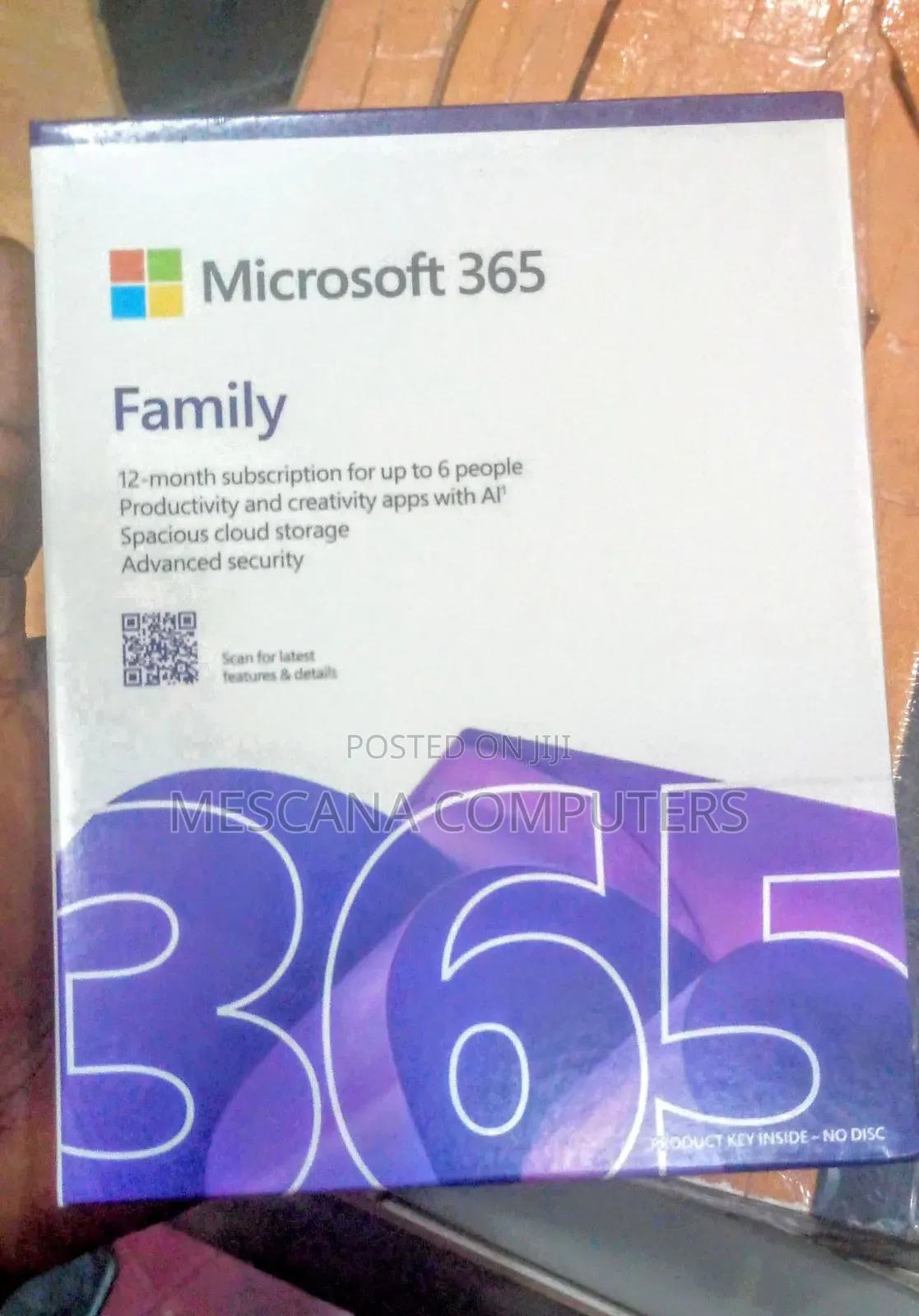Microsoft Office 365 Family 6 Users 1 Year Subscription