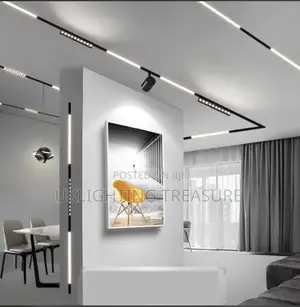 Magnetic Rail With Light