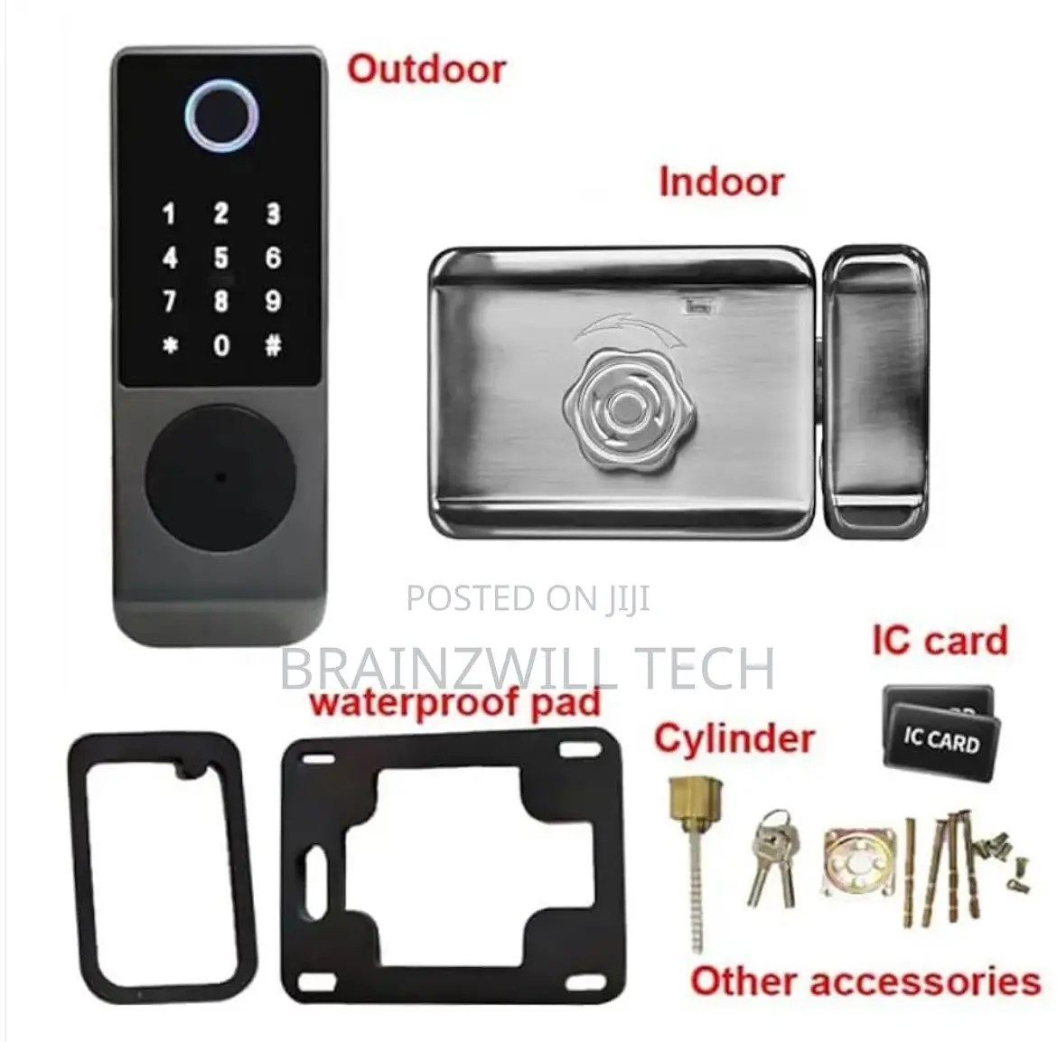 Tuya Outdoor Biometric Smart Bolt Lock