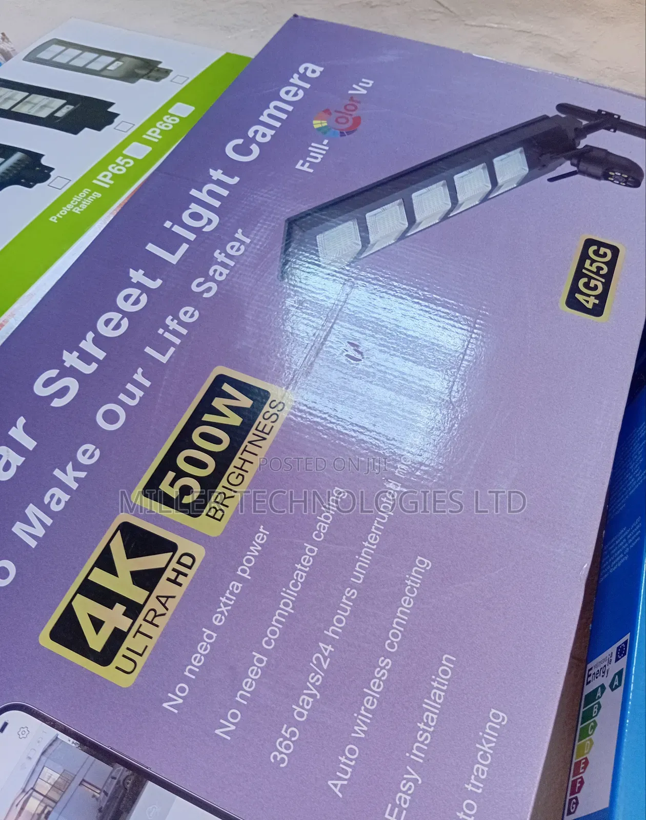 Untra Hd Solar Light With Camera 500w