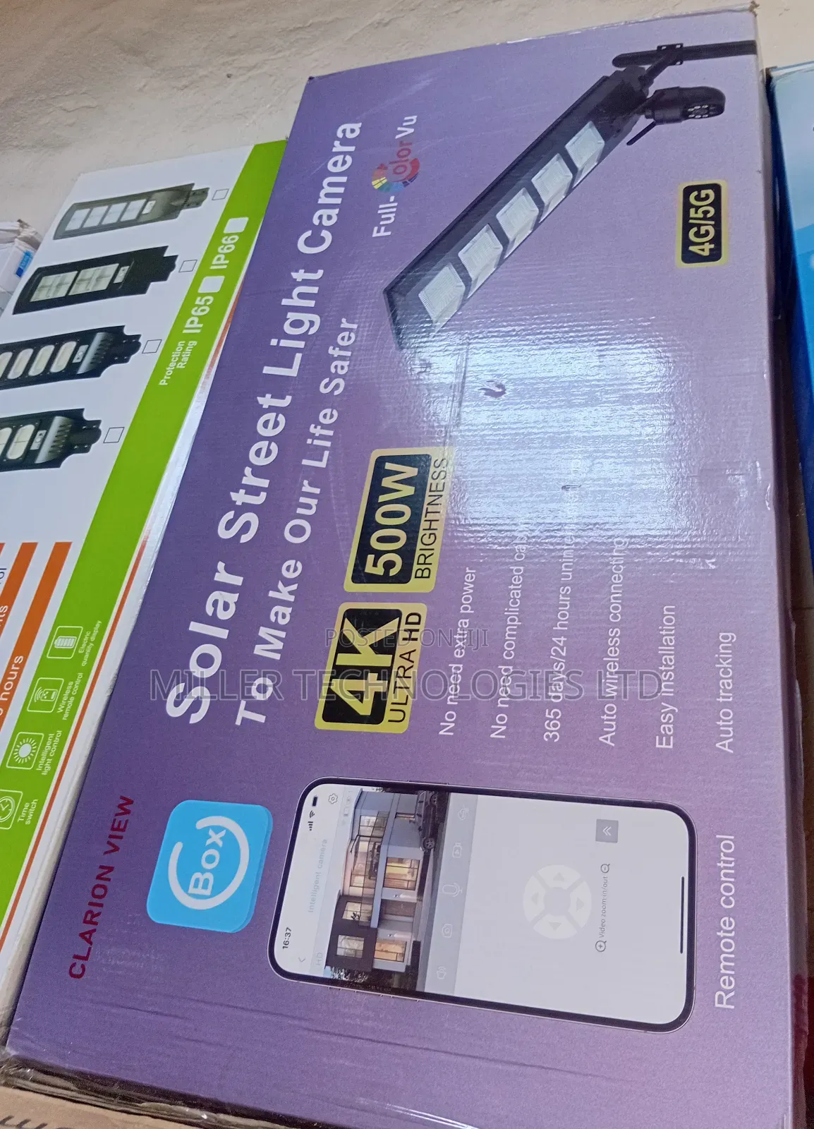 Untra Hd Solar Light With Camera 500w