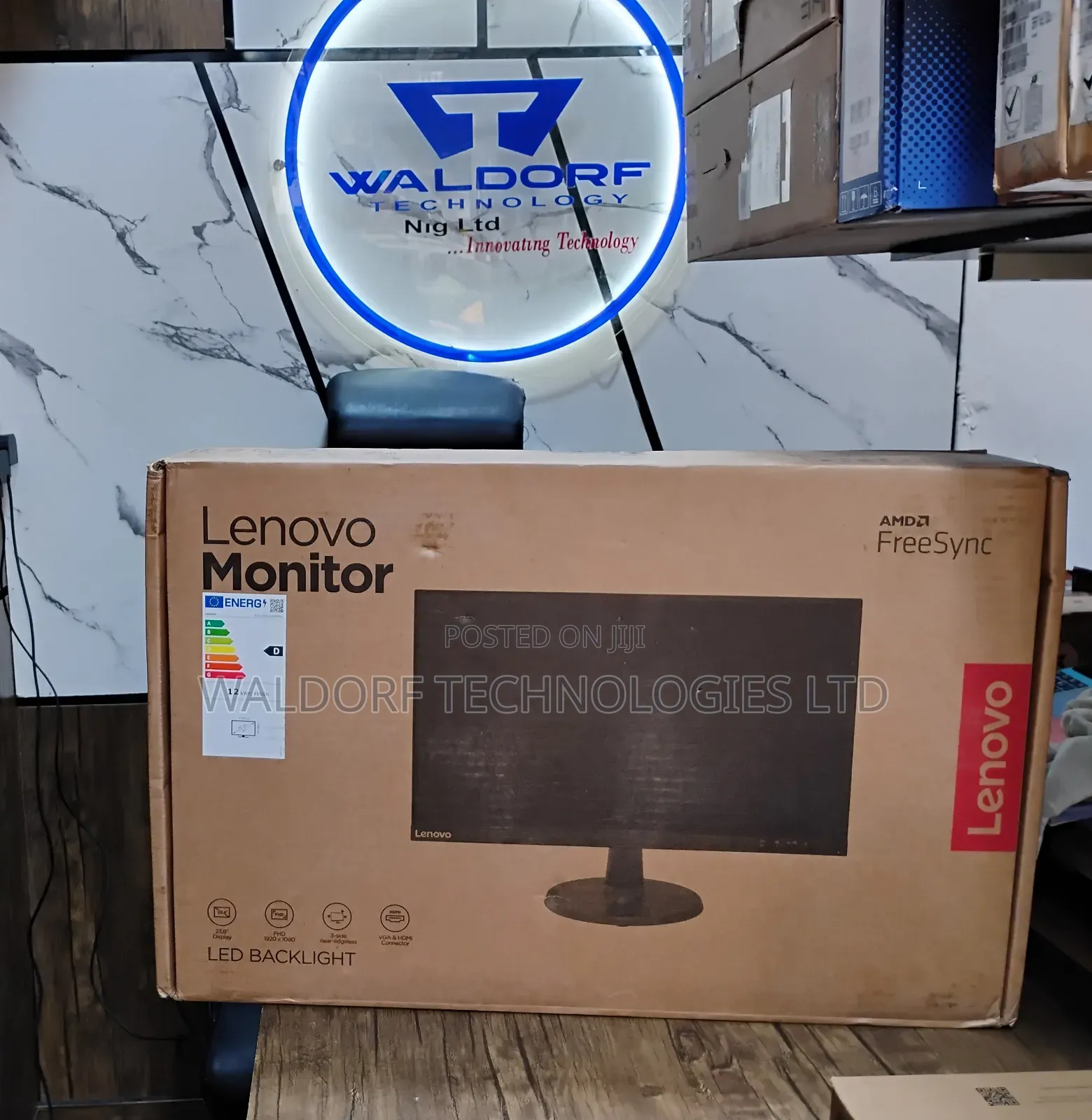 Lenovo D24-40 FHD Wled "24" Display Monitor
