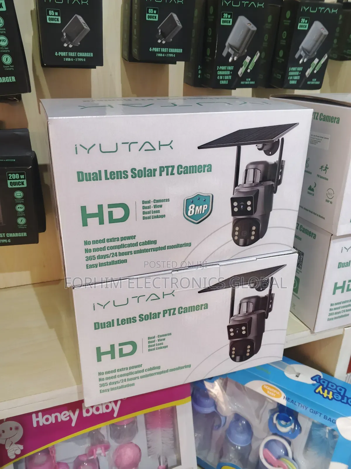 Dual Lens Solar PTZ Camera