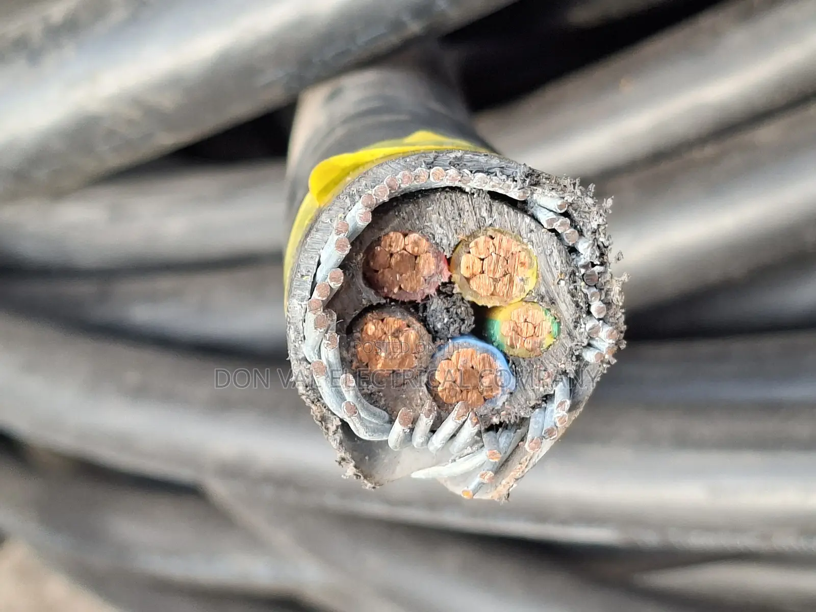 5core X 35mm +16mm Armored Copper Cable