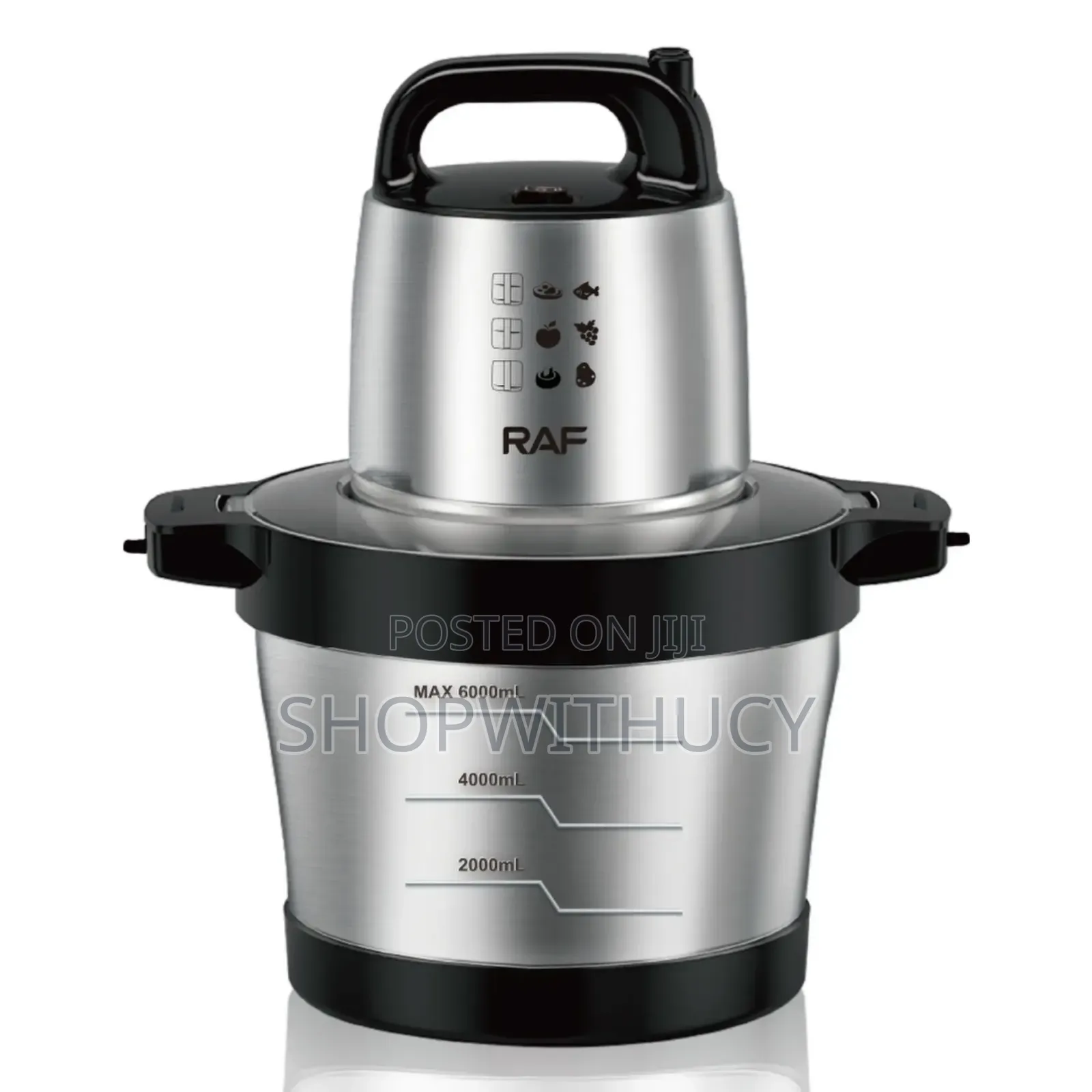 Raf Multi-Purpose 6l Food Processor Yam Pounder