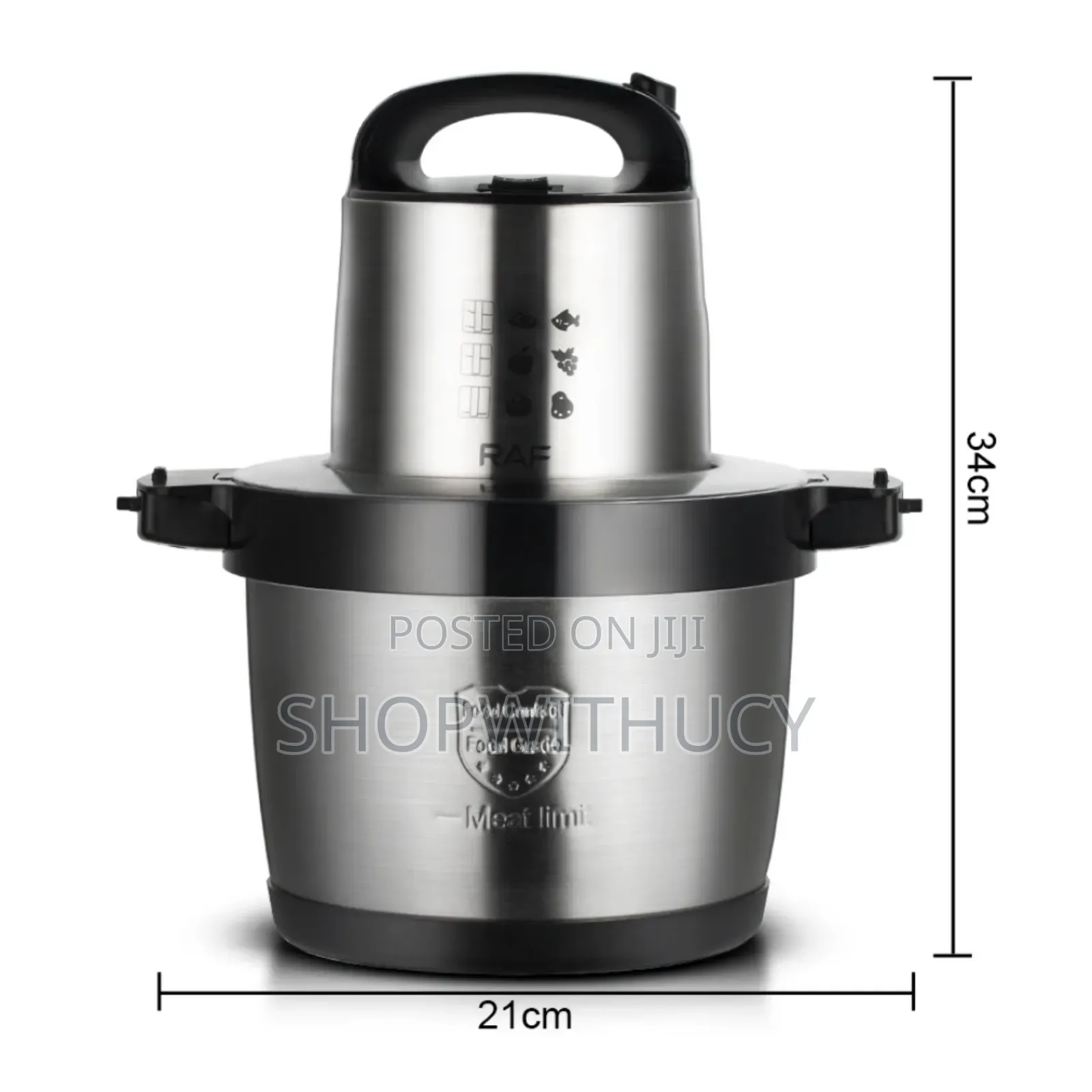 Raf Multi-Purpose 6l Food Processor Yam Pounder