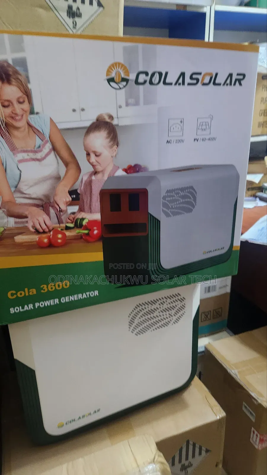 3.6kwh Cola Solar Generator