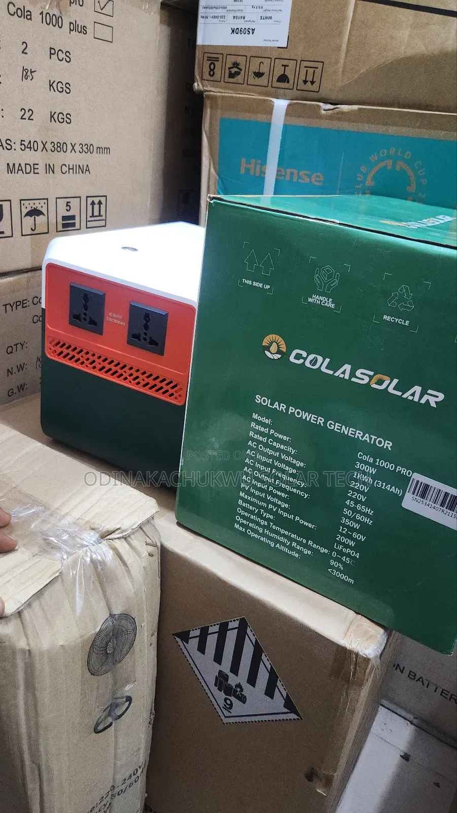 300watts 1kwh Pro Cola Solar