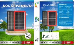 3.5w Solar Charger Power Bank + Usb Multi-Cable Set