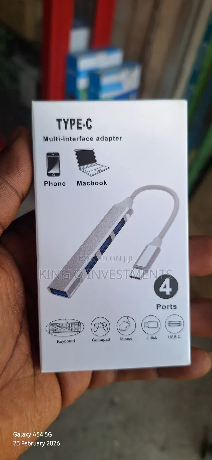 Type C Usb Hub 4port
