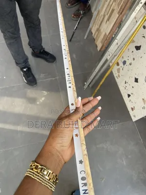 Luxury Decorative Tile Corner Trim.Marble and Gold Pattern
