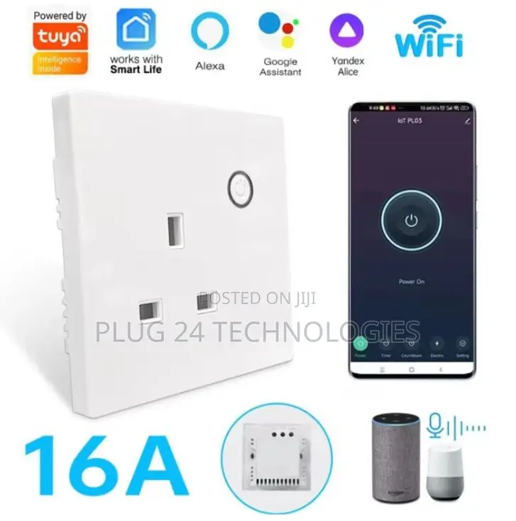 Tuya Single Wall Wifi Socket Type 1