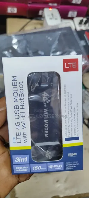 3in1 4glte Usb Modem With Wifi Hotspot 150mbps Connect 10devices Once