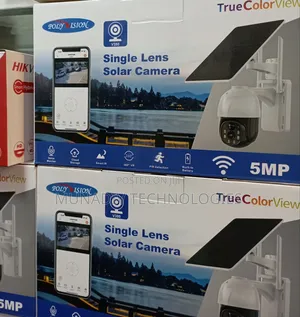 Poly Vision, V380 Single Lens Solar Camera Wifi