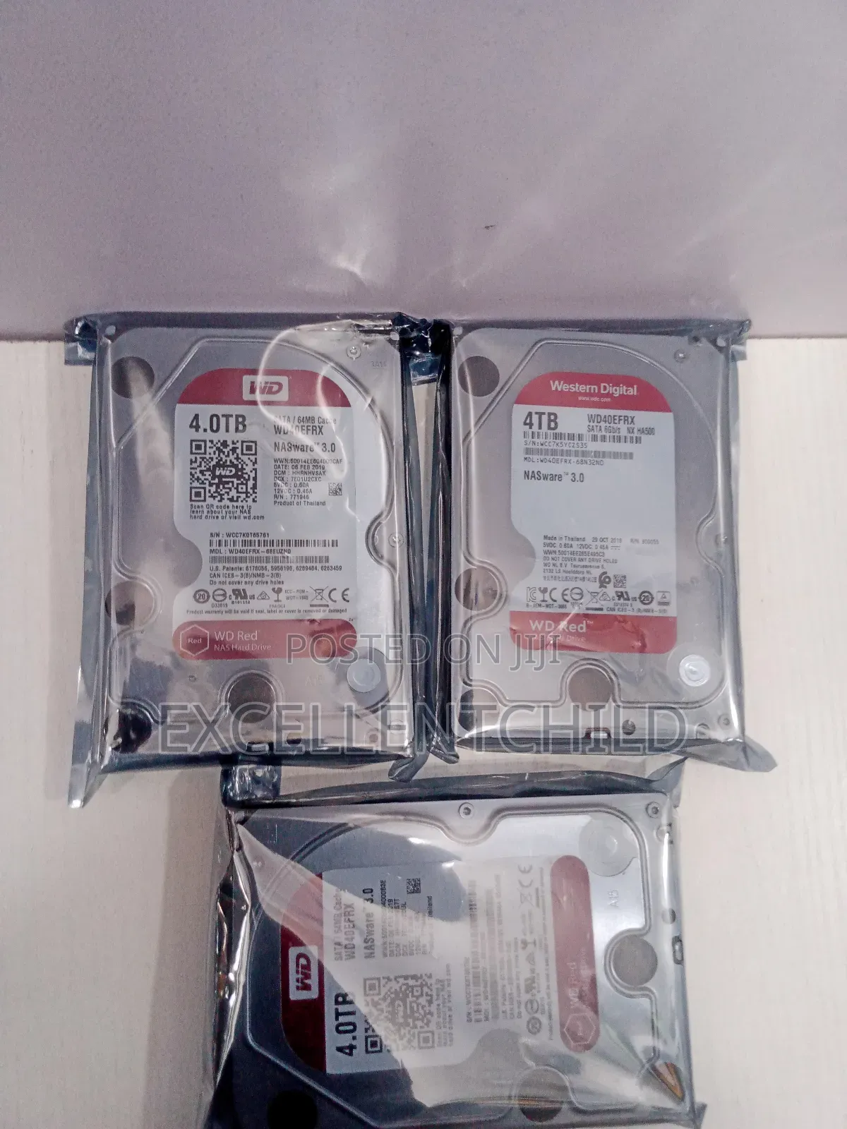 For Storage 4tb Wd Red 3"5 Nasware HDD