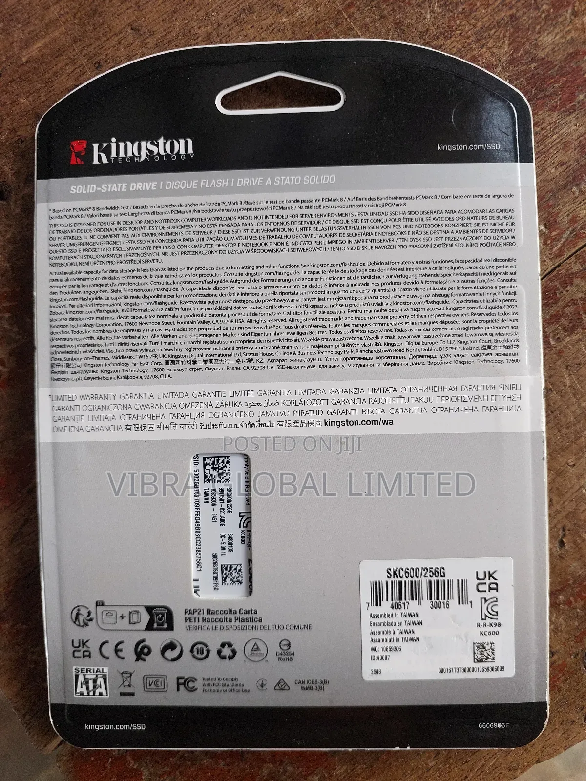 Kingston 256gb SSD Sata