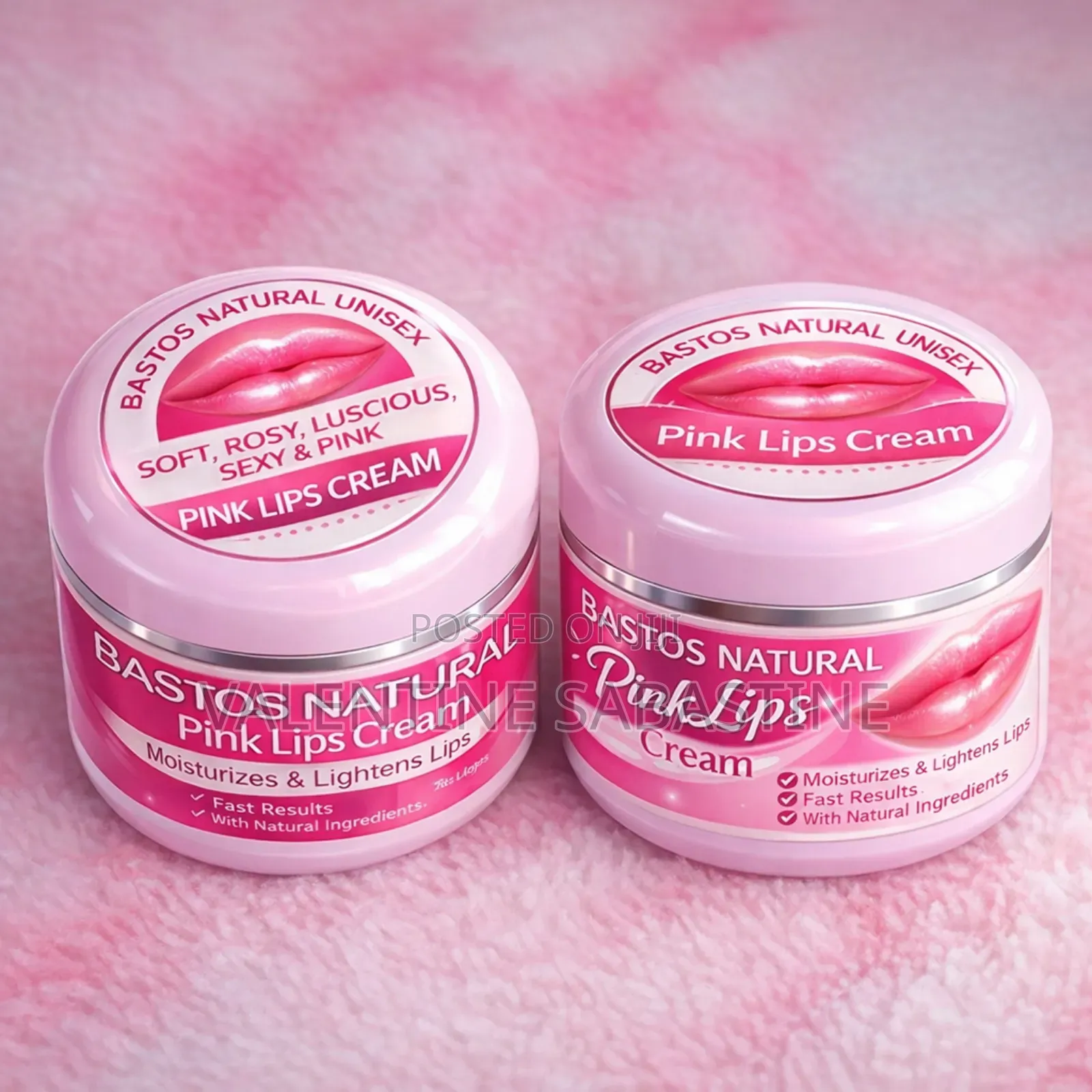 Bastos Natural Unisex Pink Lips