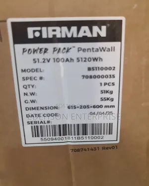 Firman Lithium Battery 5kwh 48v