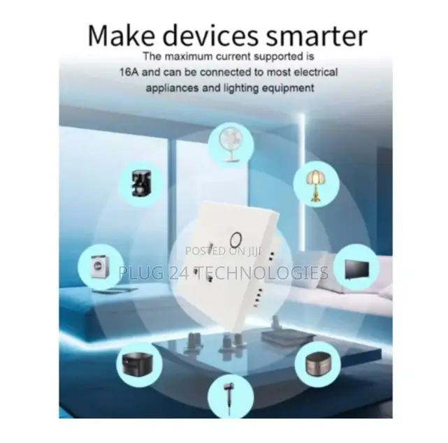 Wifi Tuya 16a Wall Single Sockets Usb Type-C