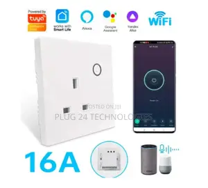 Wifi Tuya 16a Wall Single Sockets Usb Type-C