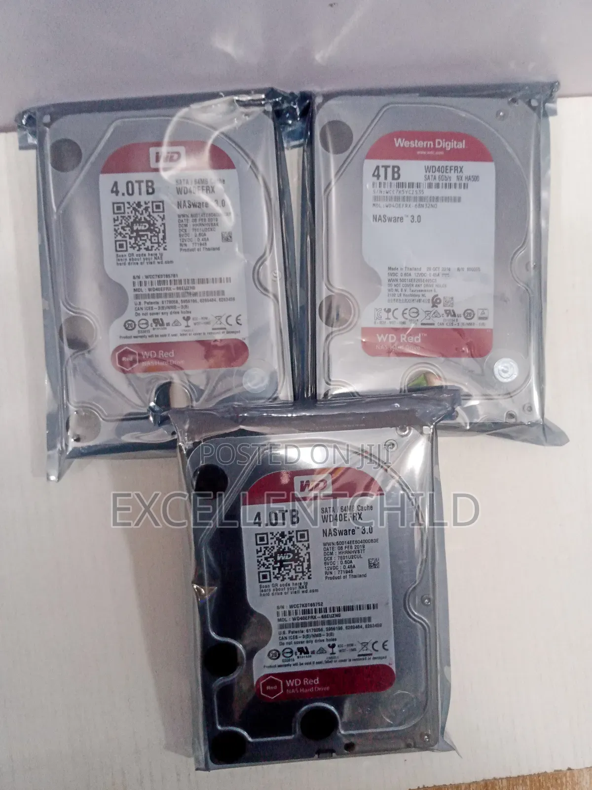 4tb Wd Red Nasware 3.0 Sata Desktop HDD