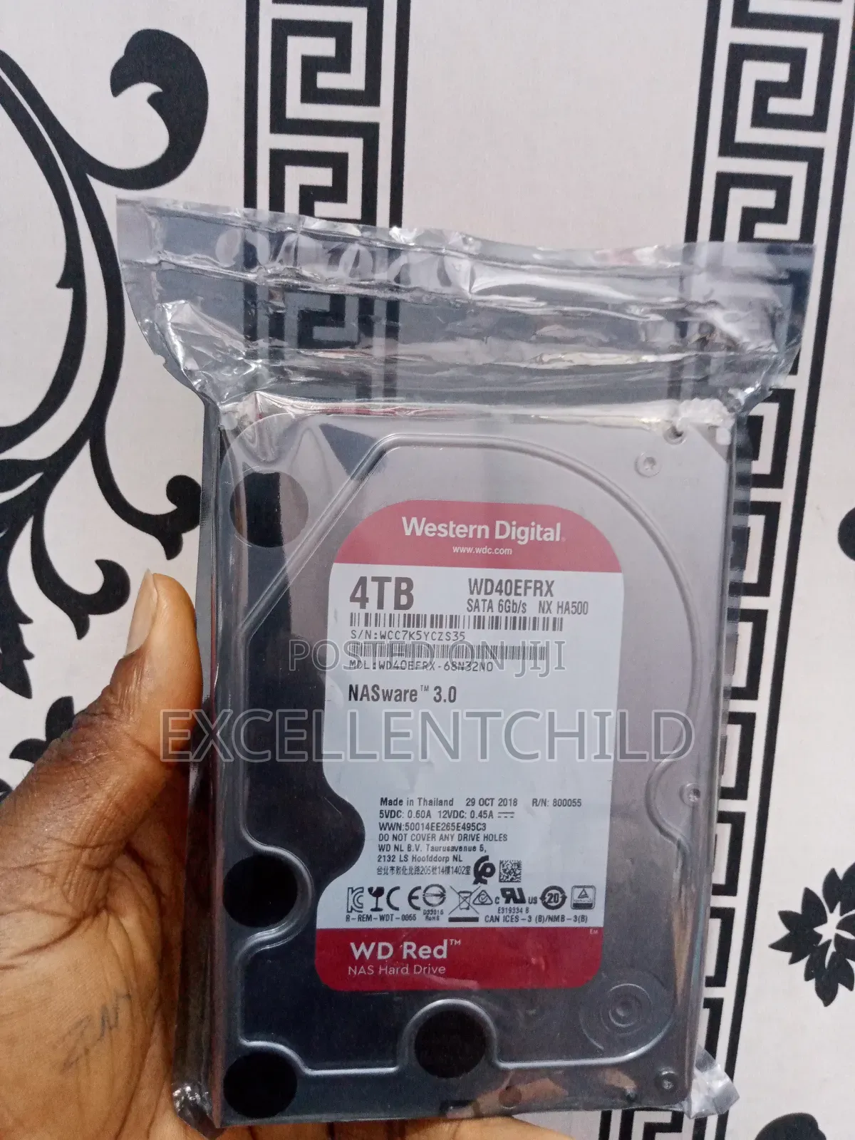 4tb Wd Red Nasware 3.0 Sata Desktop HDD