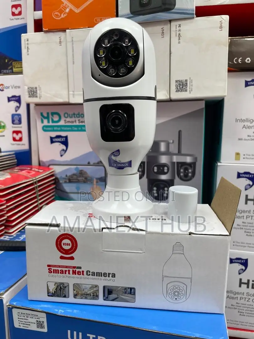Dual Lens Bulb Camera