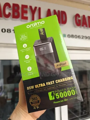 Oraimo Power Jet 501, 50,000mah Power Bank 85 Watts, Brand New Sealed