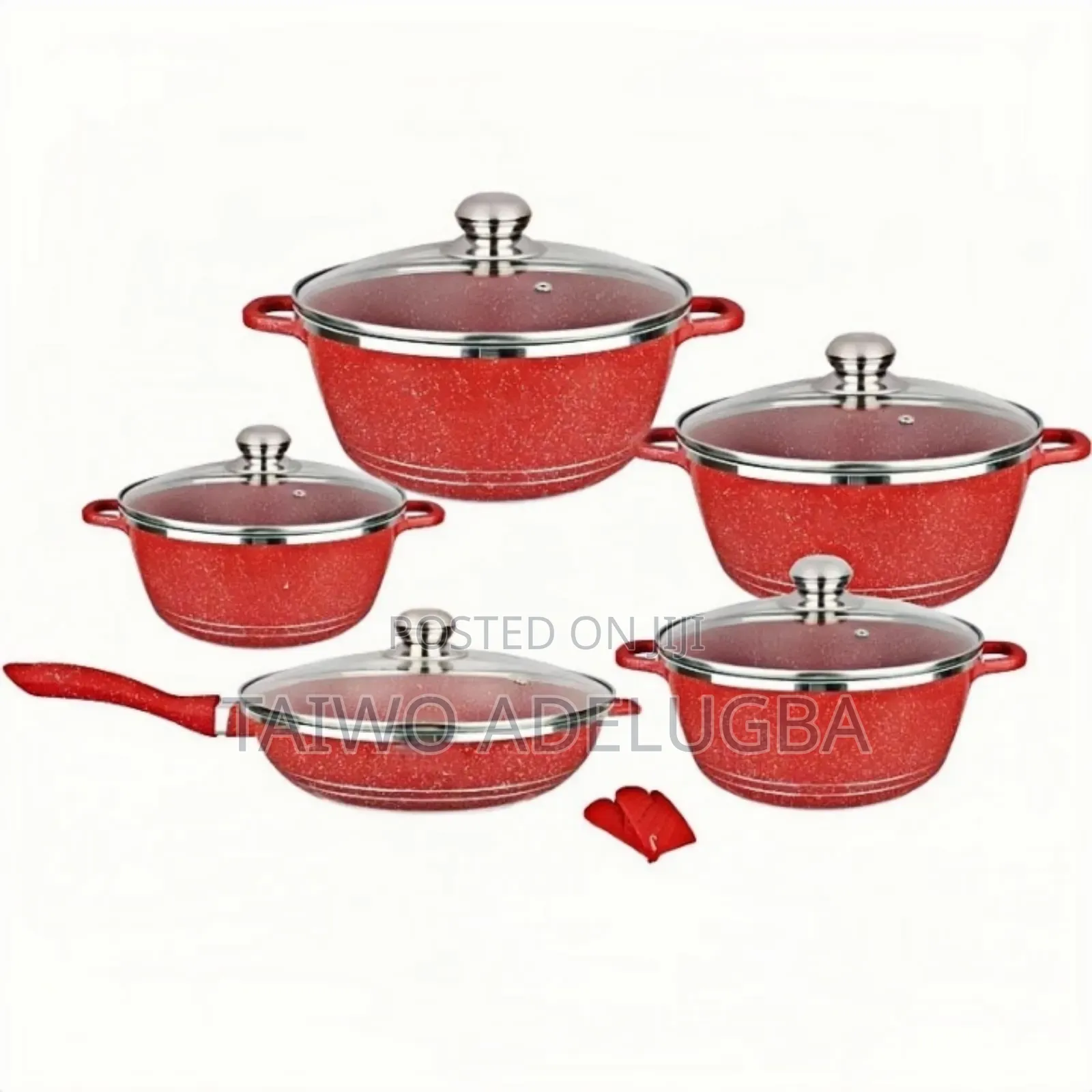 12pcs Non Stick Cookware Set